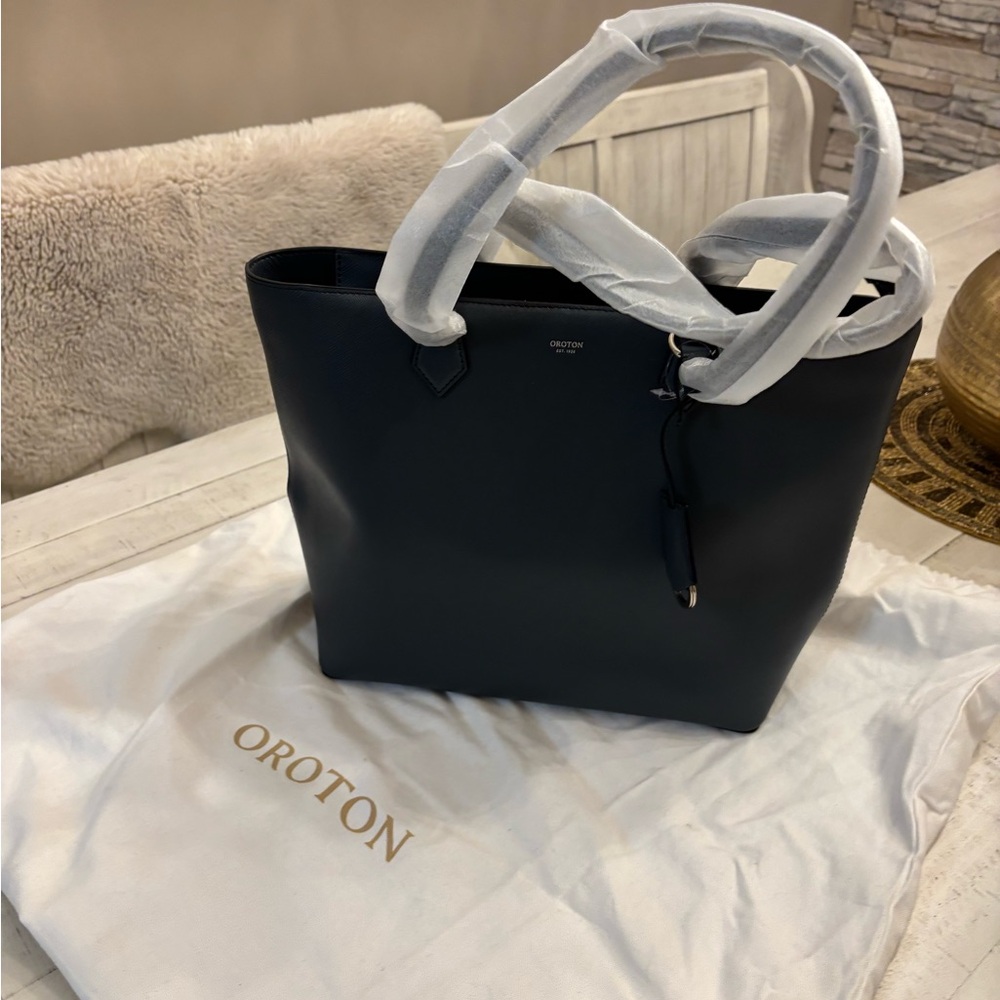 OROTON Brand New with Tags Authentic Australian Saffiano Leather Inez Tote Bag - Picture 8 of 10